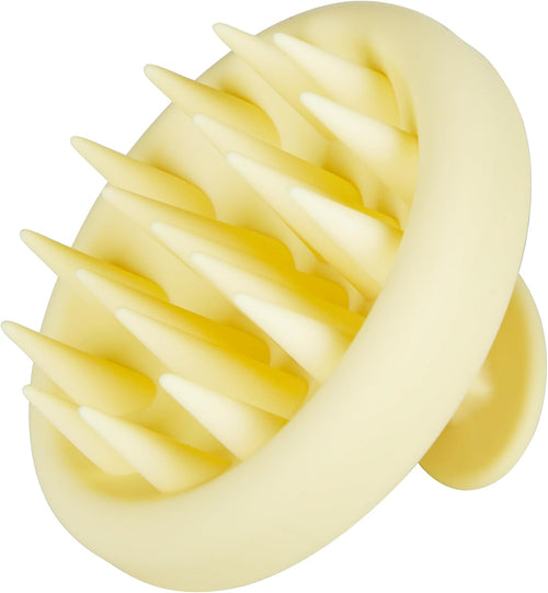 Ba Tools Scalp Massager Shampoo Brush with Soft Silicone Bristles for Scalp Care, Shower Hair Scalp Scrubber Exfoliator for Dandruff Removal and Hair Growth, Wet & Dry for Men, Women and Kids (White)