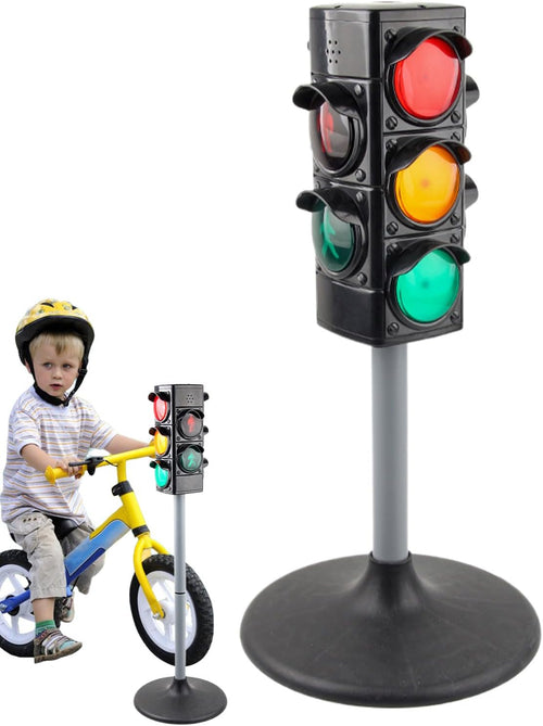 Generico Traffic Light Lamp, Small Stop Light Model, Learning And Education Toys, Early Educational Playset, Pretend Play Road Signs for Kids, Boys, And Girls Development