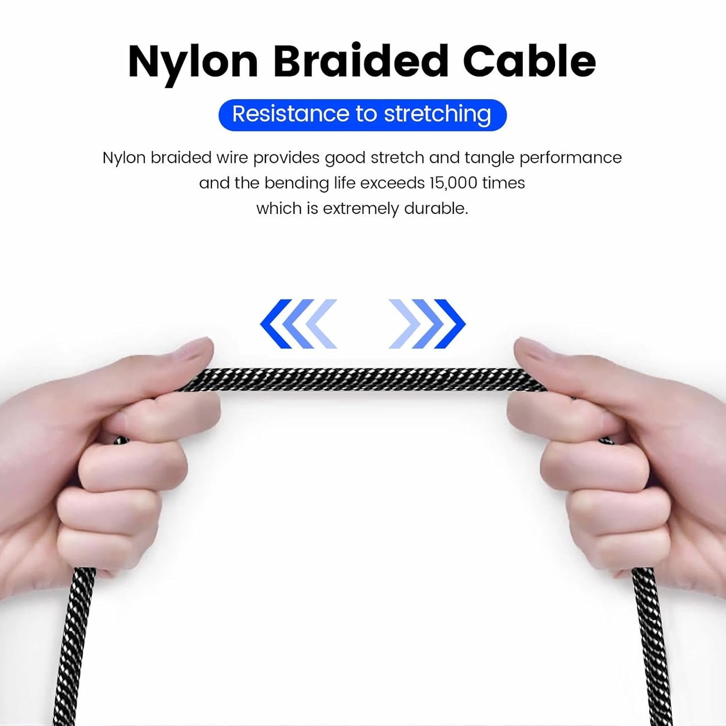 MOSWAG 6.6FT/2Meter 3.5mm Male to Female Extension Cable with Microphone Stereo Audio Adapter Nylon Braided Compatible for Home/Car Stereos Smartphones Headphones Tablets Media Players and More