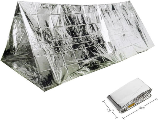 Survival Shelter Survival Gear Survival Tarp Shelter Wildern Shelters Emergency Homel Shelter Tube Tents for Emergency Shelter Services Survival Blanket Camping Silver