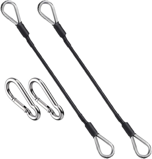 Fitness Extension Cable - 2X Home Gym Cable,Pulley System Fitness Cable, Fitness Pulley Cable, Gym Machine Extension Cables for Exercise Home Fitness