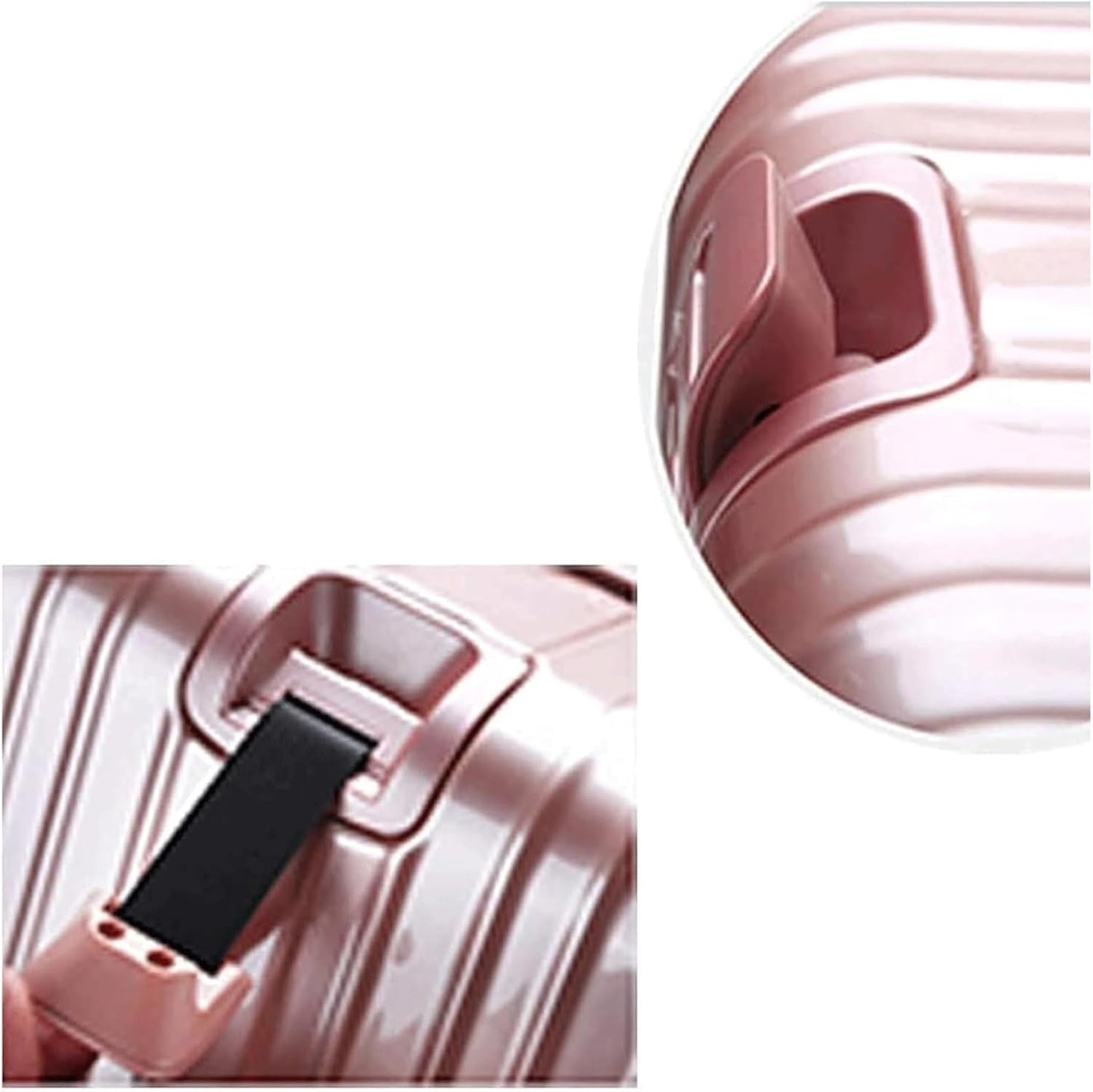 Suitcase Suitcase Suitcase with Wheels Safety Combination Lock for Luggage with Hard Edge Large Capacity Stress Relief Suitcase for Hand Luggage Travel Equipment, Silver-