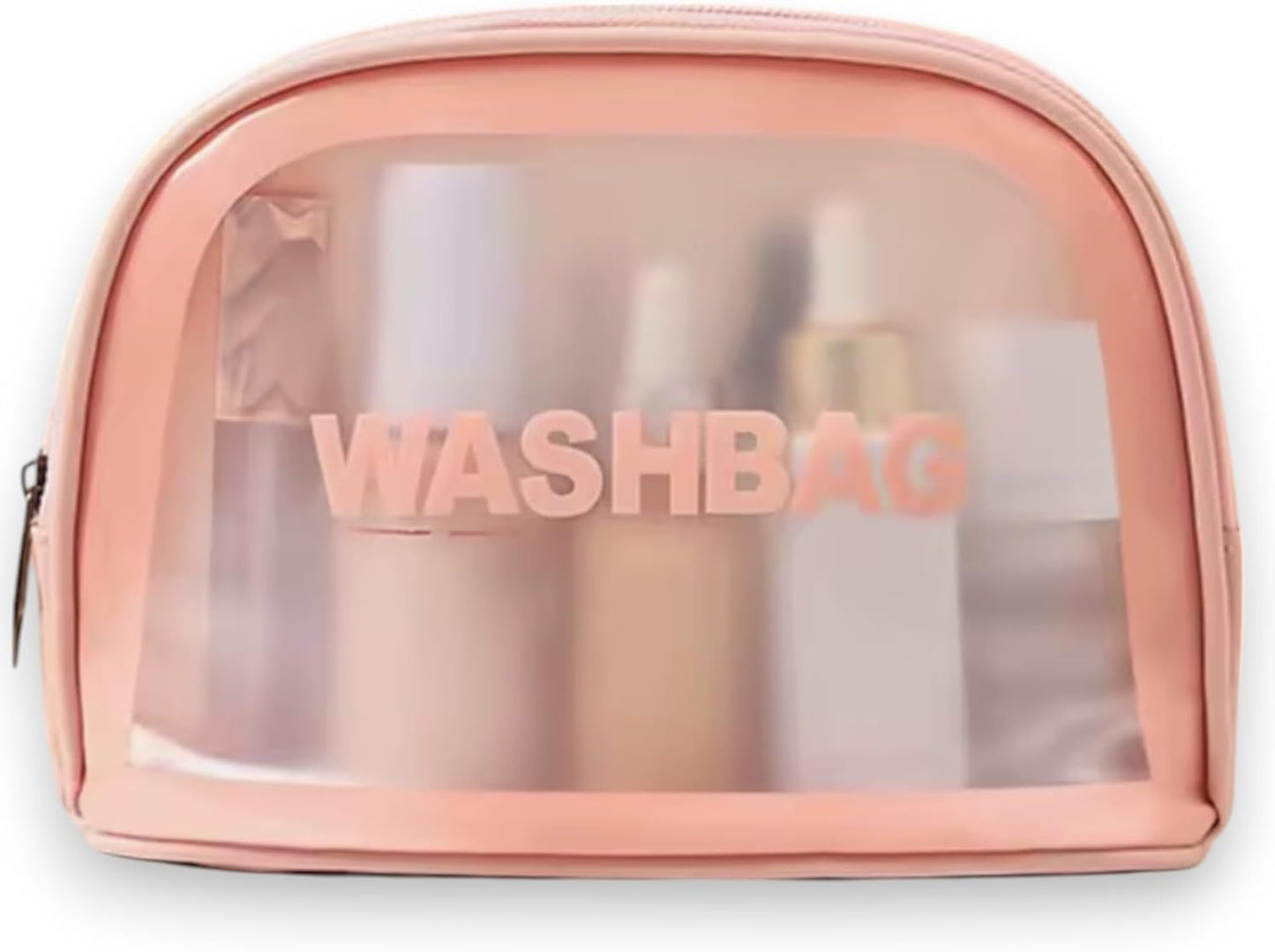 4 Washbag Bags 4 Colours Makeup Bags Travel Organizer Home Office School, 4 Color Light Blue White Pink And Black, Beauty Bags