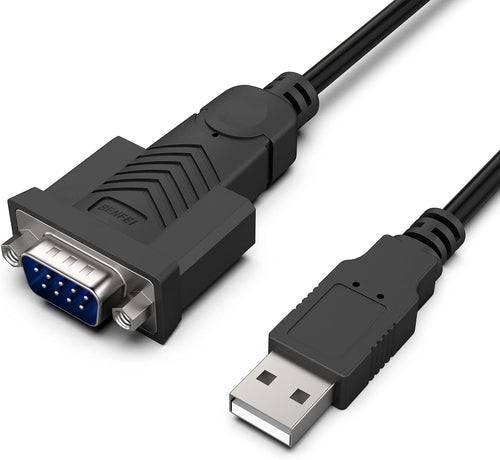BENFEI USB to Serial Adapter, 6 Feet USB to RS-232 Male (9-pin) DB9 Serial Cable, Prolific Chipset, Windows 11/10/8.1/8/7, Mac OS X 10.6 and Above (NOT VGA)