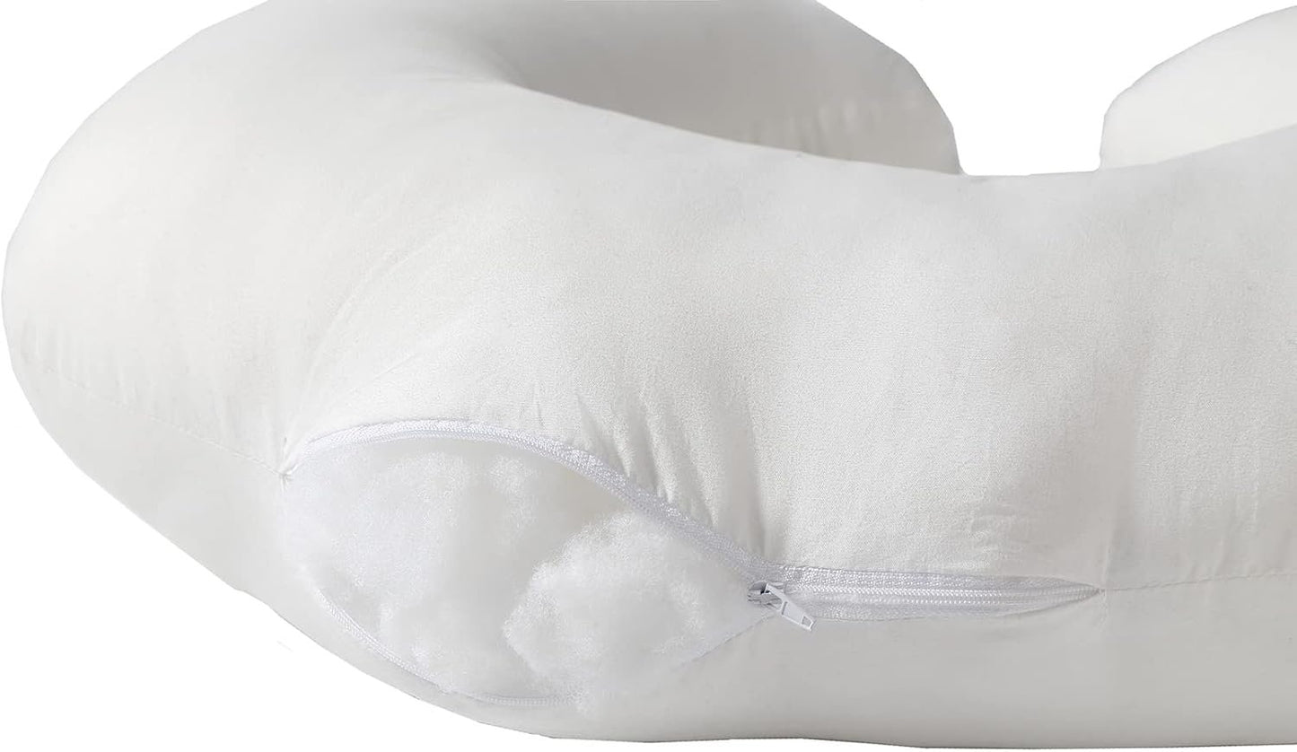 Aullar Nursing Pillow and Positioner for Breastfeeding Bottle Feeding, Propping Baby, Tummy Time, Baby Sitting Support, Awake-Time Support (Pillow Only)