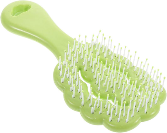SAFIGLE Pettine districante da massaggio Bagnato riccio pettine per indolore nube attrezzo strumento di massaggio del cuoio capelluto spazzola per pp Verde chiaro