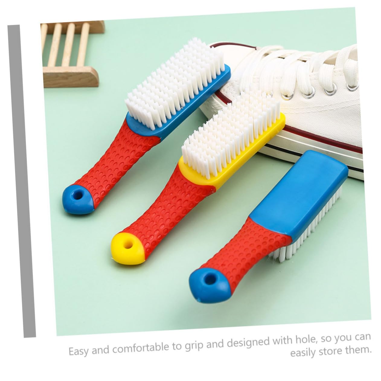 BCOATH Set Di Spazzole Per Scarpe Essential Cleaning Sulies 6 Pezzi Set Di Spazzole Per La Pulizia E La Pulizia Delle Scarpe Per Uso Domestico