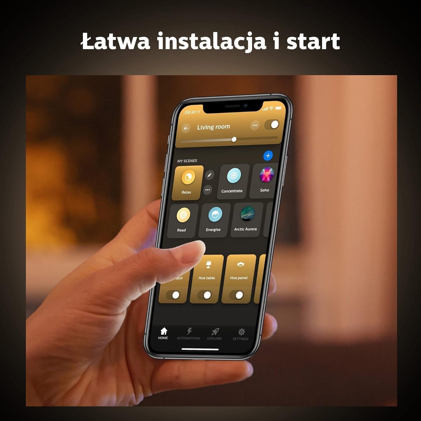 Philips Hue New Infuse White and Colour Ambiance Smart Ceiling Light [Small- White] with Bluetooth. Works with Alex, Google Assistant and Apple Homekit