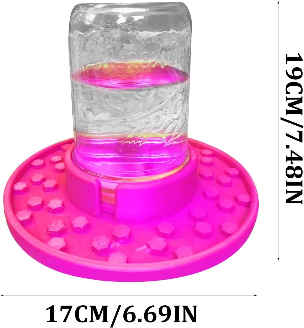 Bee Watering Station - Bee Feeder Jar, Portable Bee Waterer Tool, Garden Bee Drinking Fountain | Durablee Bee Water Dispenser, Multifunctional Bee Water Feeder for Garden Decoration, 7.48x6.69 Inches