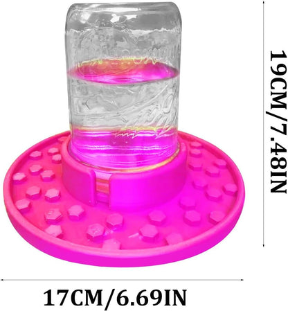 Bee Watering Station - Bee Feeder Jar, Portable Bee Waterer Tool, Garden Bee Drinking Fountain | Durablee Bee Water Dispenser, Multifunctional Bee Water Feeder for Garden Decoration, 7.48x6.69 Inches