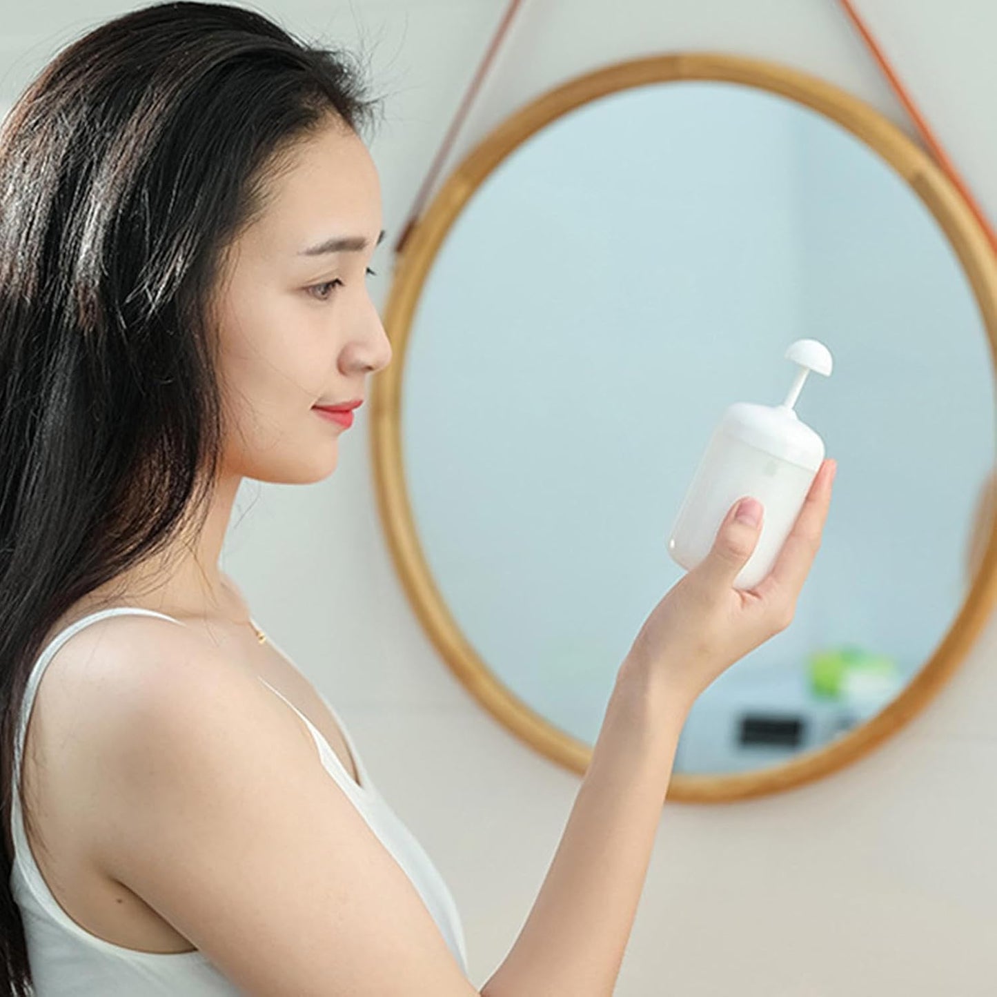 Gvblkq Foam Maker For Face Wash, Portable Face Foamer, Bubble Facial Foam Maker, Travel Foam Cleanser Cup, Skin Cleanser Foam Maker, Face Wash Foamer Device, Facial Cleanser Foam Tool, Skincare Foamin