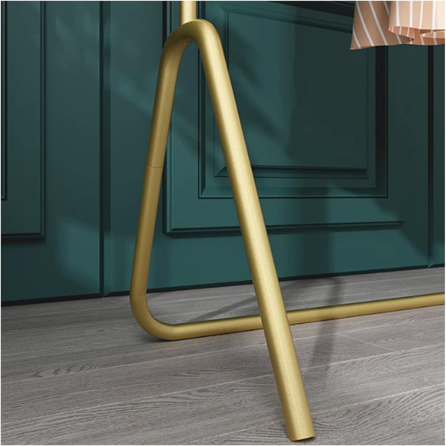 Appendiabiti da Terra Nero Elegante - Gruccia Minimalista per Ingresso, Camera da Letto e Balcone - Mobile Moderno salvaspazio - Organizer Resistente per Cappotti, Borse e Accessori