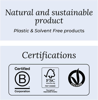 Tek big oval hairbrush in ash wood with short pins