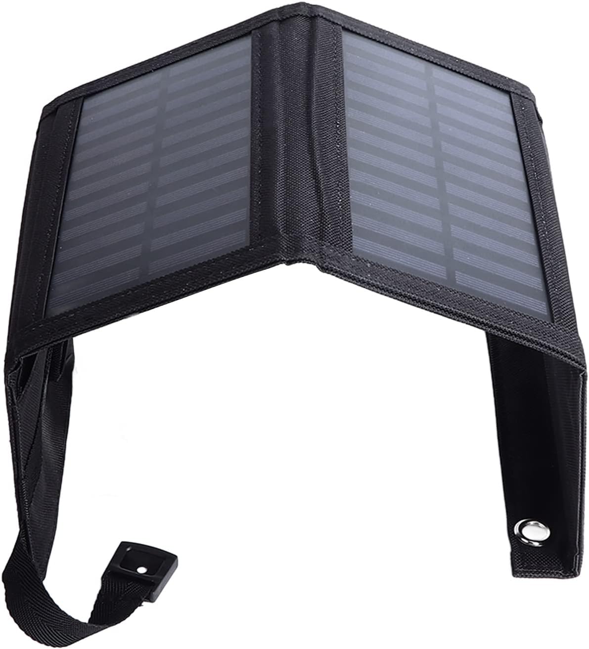 Solar Panel, Foldable Portable Strong Power Output Solar, Output Current 1200ma, for Camping, Hiking, Backpacking, Horseback Riding, Fishing(mp04b)