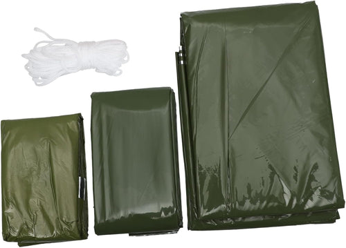 Emergency Tent Set Outdoor Camping Tent Sleeping Pouch Emergency Sleeping Bag Camping Tents Camping Sleeping Blanket Travel Pe Tear-Resistant Material Blanket Insulation