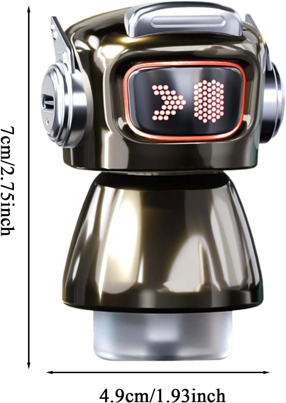 Ceprznvey Robot Car Vent Scent, aria condizionata clip freshener, 4 modalità veicolo perfume forniture decorazione interna fragranza per uffici domestici SUVs Trucks