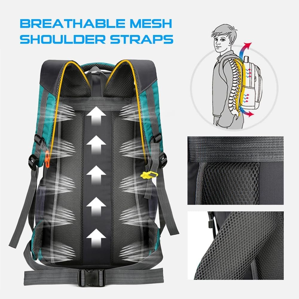 Hiking Backpack 60L Water-resistant Camping Backpack for Men and Women Outdoor Sport Travel Mountaineering