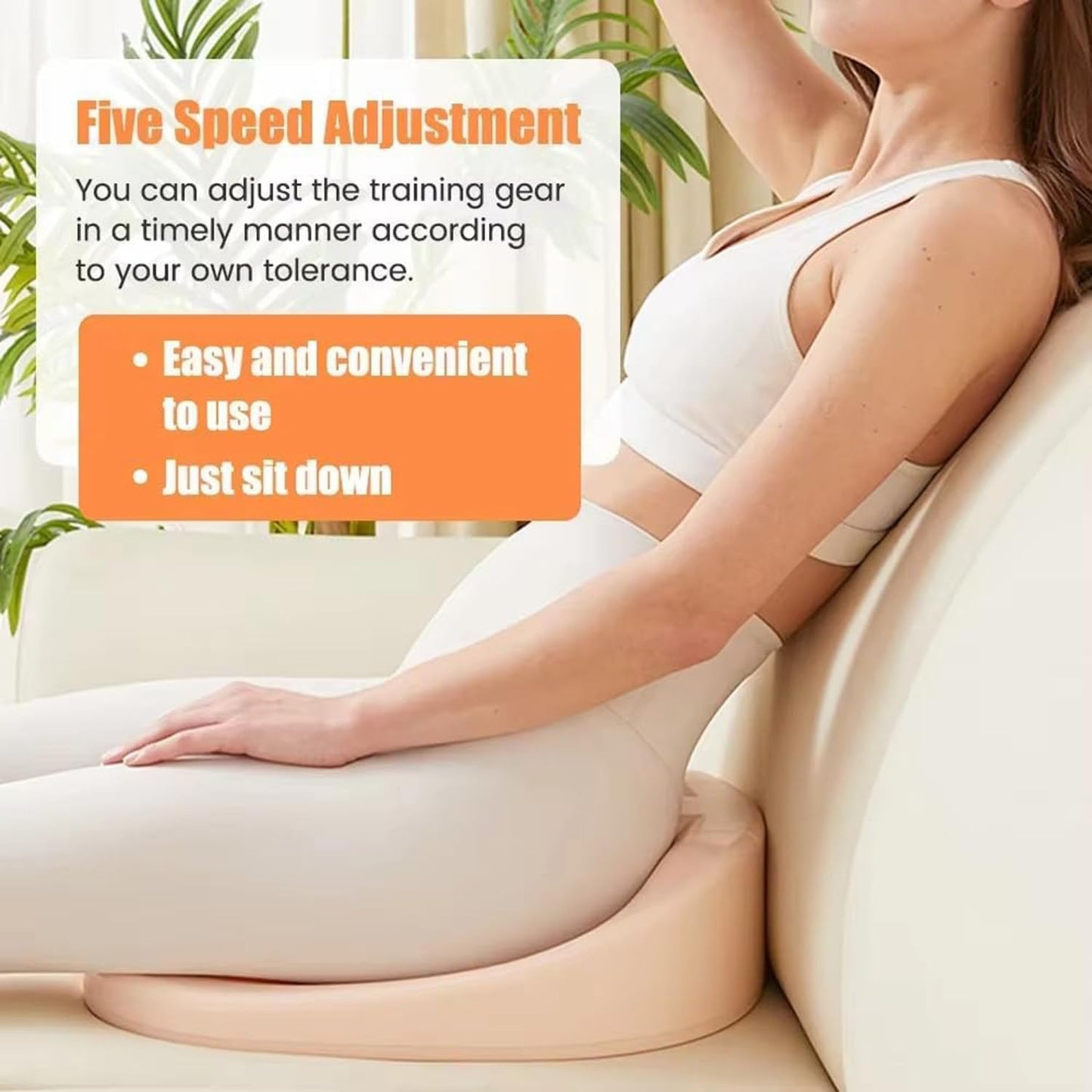ZXSYYDS Pelvic Floor Muscle Orthosis, Electric Pelvic Floor Muscle Repair Tool for Postpartum Rehabilitation and Beautiful Buttocks
