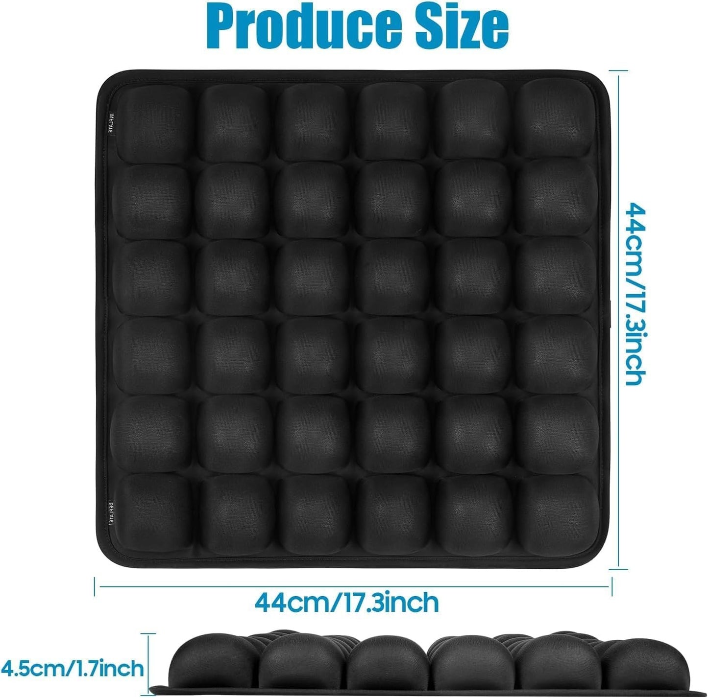 Sondur Travel Cushion, Portable Seat Cushion with Pump, Comfort Support for Office, Car, Plane,Travel Accessories Essentials