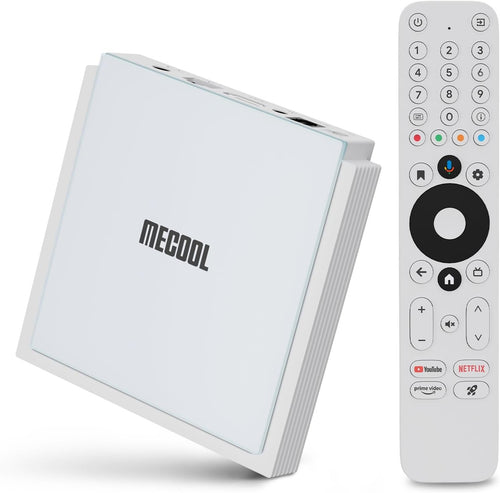 Android 11.0 TV Box, MECOOL KM2 Plus Deluxe, 4GB RAM, 32GB Storage, Netflix Certified, Google Assistant, Dolby Atmos Vision, AV1, HDR 4K, 2.4G/5.0G WiFi 6, BT 5.0, Amlogic S905X4