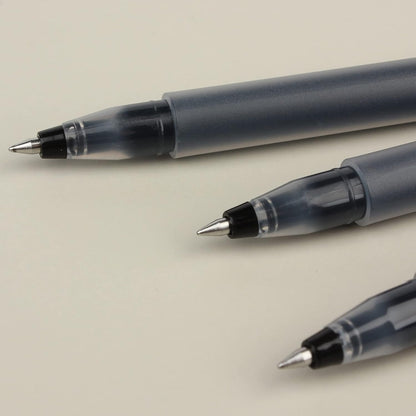 50 pcs Extra Large Ink Capacity 0.5mm Black Gel Fineliner Rollerball Pens Value Pack Last 1600m 1=4 Normal Pens Use For School Office Daily Writing Drawing Sketching