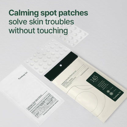 PYUNKANG YUL Calming Clear Spot Patch (Slim Care) Quick, Adhesive & Invisible Oval Fit Stickers, Beveling Hydrocolloid Acne Spot Cover, Pimple Focused Skin Care for Blemishes and Zit, 2 Sized (145 count)