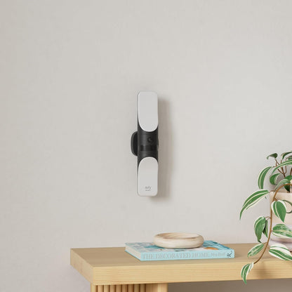 eufy Security S100 Wired Wall Light Cam, Security Camera Outdoor, 2K Camera with 1200 Lumen Light, Color Night Vision, Motion Activated Light, AI Smart Detection, IP65 Waterproof