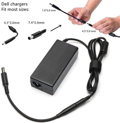 GTGUGR Laptop Charger Power Supply AC Adapter for Dell 19.5V 3.34A 65W 45W Inspiron 11-3000 15-5000 13-5000 13-7000 14-3000 14-5000 15-3000 15-7000 17-5000 17-7000 XPS 11 12 13 Computer Power Supply