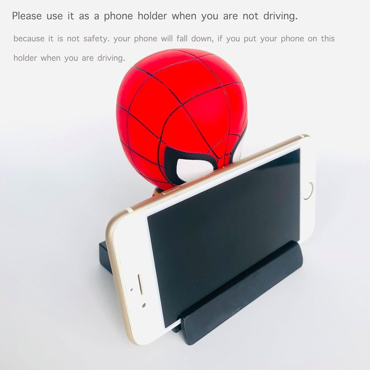 ITUBLE Bobbleheads Car Dashboard Decorations Cute Bobblehead Figures Dash Board Decor Auto Doll, Western Anime Car Ornaments Accessories Interior for Men Women with Phone Holder