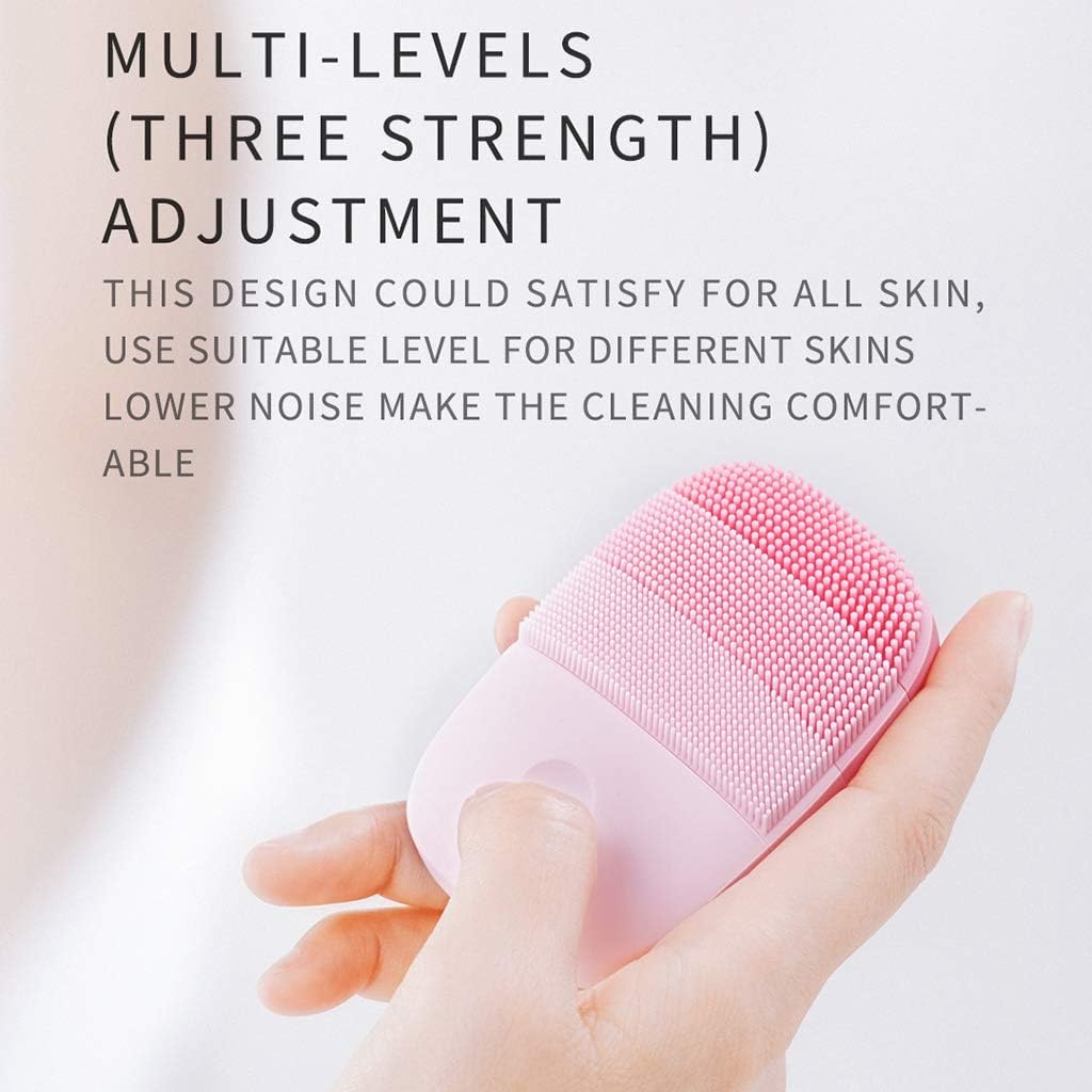 inFace Sonic Facial Cleansing Brush Massager Skin Care Rechargeable - Pink, 80 x 53 x 30.4mm