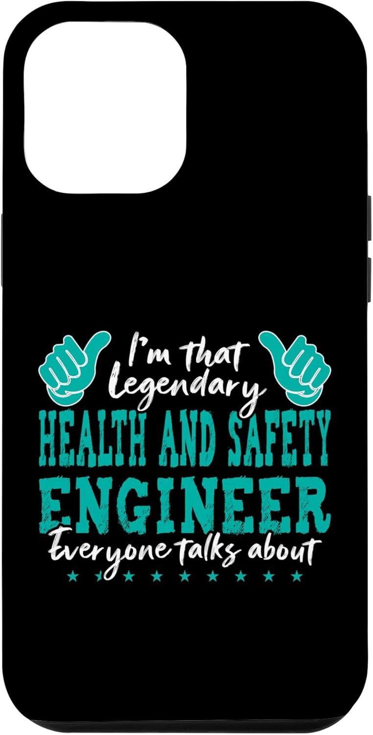 Custodia per iPhone 15 Plus Funny Profession Quote Legendary Health And Safety Engineer