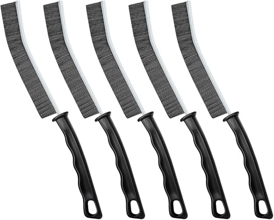 Crevice Cleaning Brush, Multifunctional Hard-Bristled Gap Scrub Brush, Gap Cleaning Tool, Home Essentials, Bathroom Cleaner Tools for Household Use, Kitchen, Window, Faucets, Toilet, Grout, Car, 5pcs