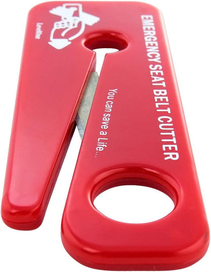 LINE2design LevelOne 62175-4 Emergency Portable Seat Belt Cutters - EMS - Firefighter - Car Safety Tool 4 Pack