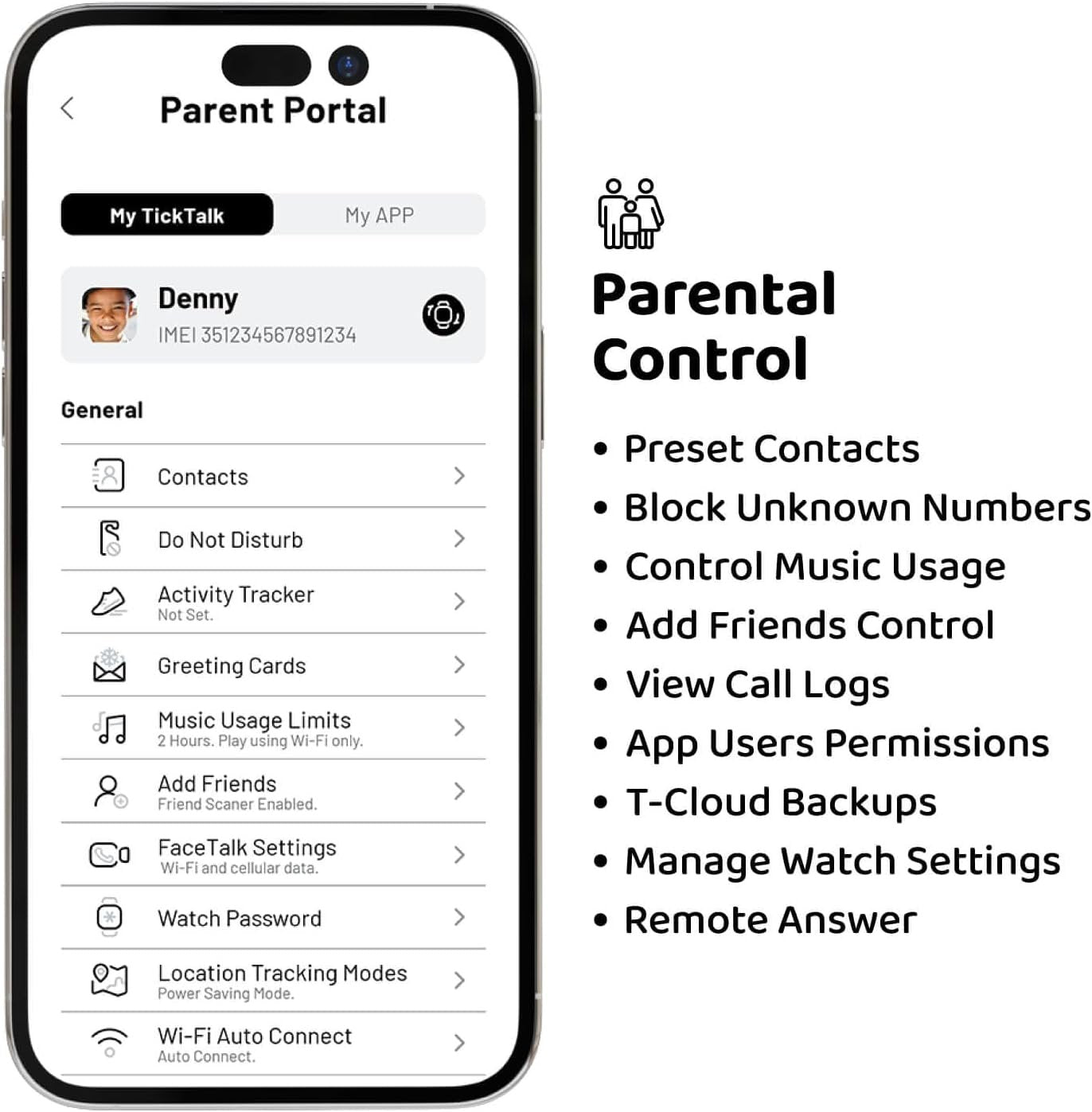 TickTalk5 Cellular Kids Smart Watch with GPS Tracker & Video Calling - Smart Watch for Kids with Parent Apps, SOS & 911 Calling, Real-Time Location Tracking, DND Mode & More - Smart Watch for Kids 3+