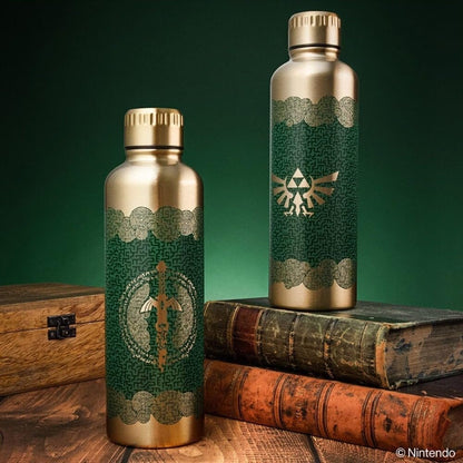 Paladone Tears of The Kingdom Official Licensed Zelda Metal Water Bottle, Gamer Fan Decor and Gift, Gaming Desk Accessory for All Ages, Collectors Drinkware