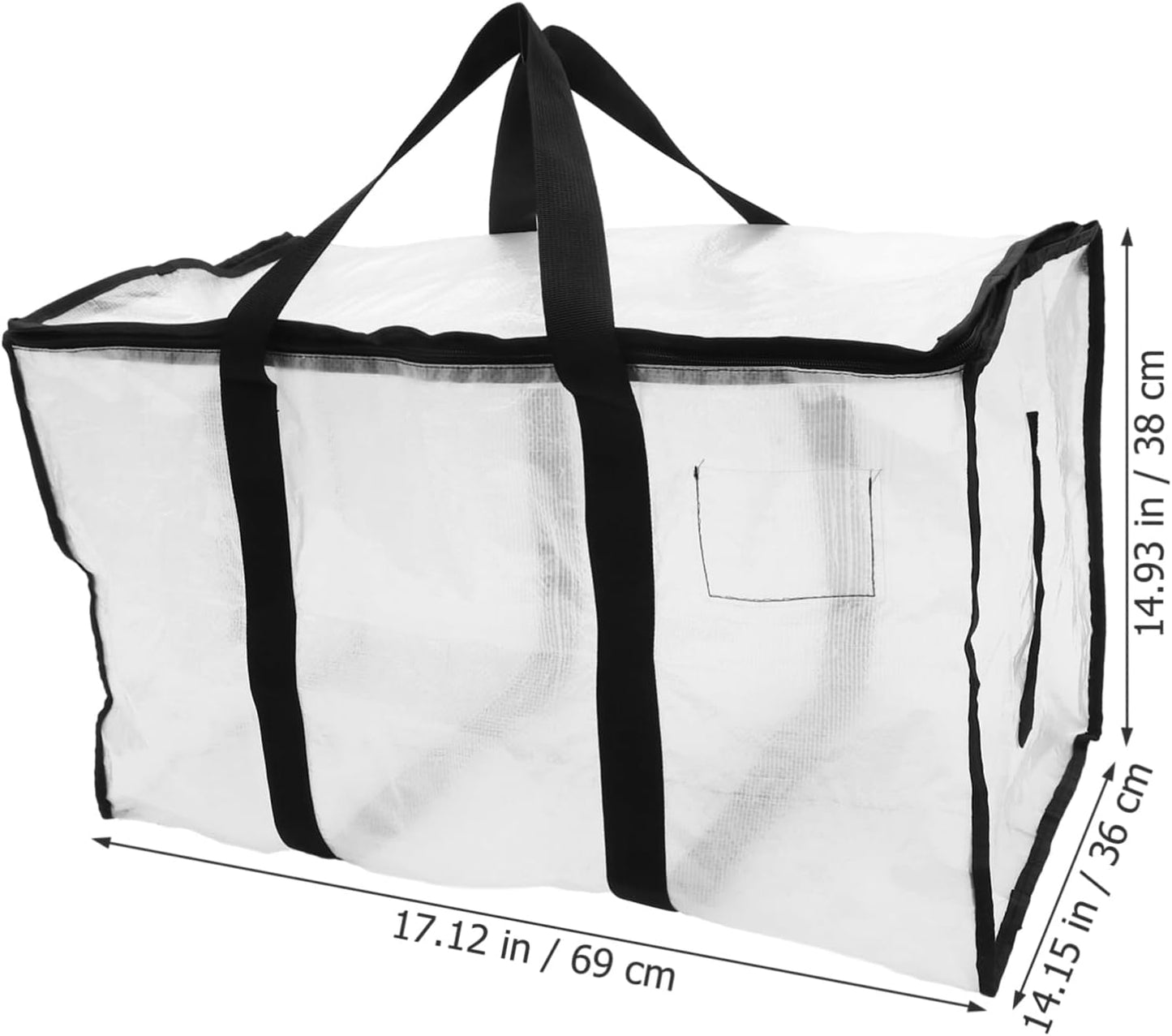 Alipis Travel Packing Bag Storage and Organization for Closet under Bed Camping Dorm Large Handle