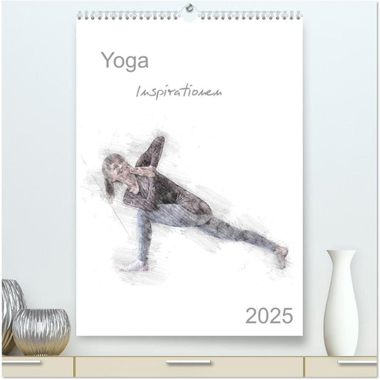 Yoga Inspirations - Family Planner (High-Quality Premium Wall Calendar 2025 DIN A2 Portrait), Art Print in High Gloss