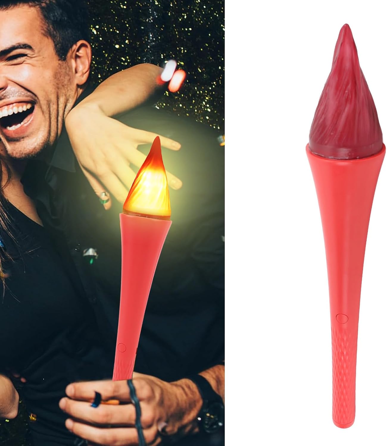 LED Plastic Torches Toys, Mystical/Fantasy Effect Light Up Torch Toy, Sticks Handheld Lighting Sticks for Sports Competition, for Festival Activities