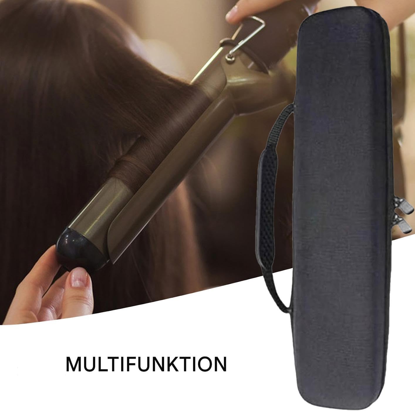 Borsa da viaggio per raddrizzare i capelli, Eva ammortizzatore, borsa impermeabile in ferro | Materiale da viaggio portatile, accessorio multifunzione per la cura dei capelli per uomini, donne