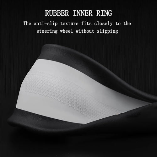 FURREN Steering Wheel Cover for Volvo XC40 XC60 XC70 XC90, Breathable and Non-Slip, Protective Cover for Car Steering Wheel Steering Wheel Cover Interior Accessories, B