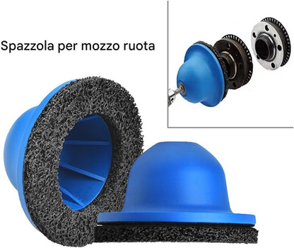 Multipurpose Detailing Car Wheel Cleaner, 20x18x11 inches Adorable Compact Wheel Hub Cleaning Tool, Lightweight Rust Remover for Sedan Vehicles Pickup Trucks