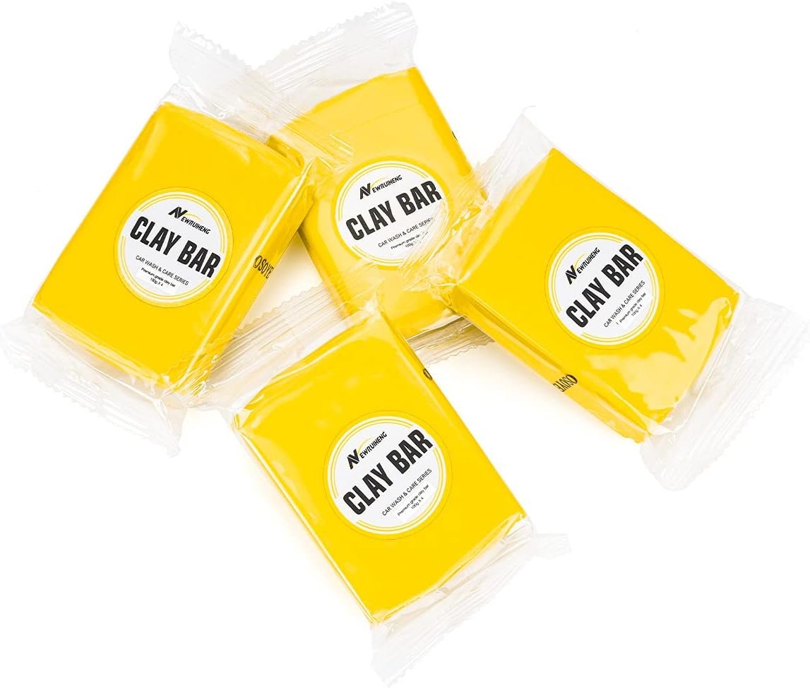 Car Clay Bar 8 Pack 800g, Premium Grade Clay Bars Detailing Magic Clay Bar Cleaner Auto Wash Bars with Washing and Adsorption Capacity for Car Wash Car Detailing Clean,RV, Bus,Glass Cleaning (8 Pack)