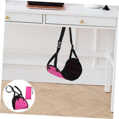 jojofuny Portable Airplane Footrest Hammock Comfortable Hanging Foot Cushion for Travel Ergonomic Foot Rest for Airplane Flights Travel Essentials for Flying
