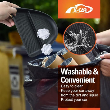X-CAR Center Console Organizer Tray for BYD Atto 3 2022-2025 Storage Box TPE Car Interior Accessories
