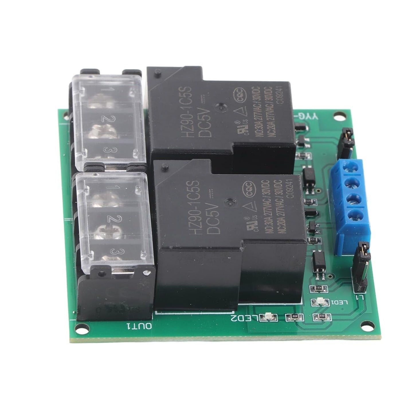 High Power Two Way Bidirectional Optocoupler Isolation Relay Module 30A YYGâ€‘3 for Home Automation System (12VDC)