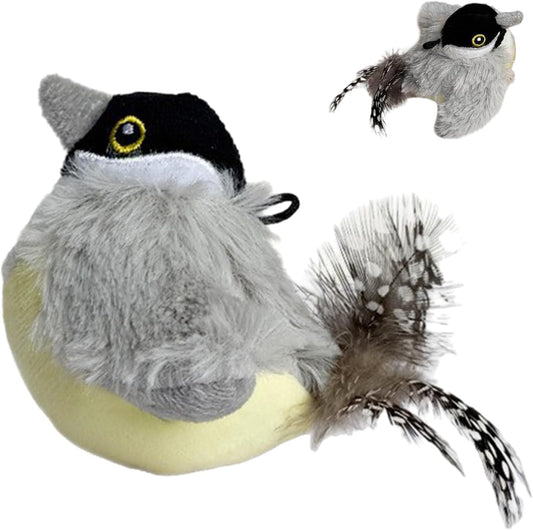 Générique Interactive Bird Toy, Colorful Cat Play Set, Sound-Enabled Kitten Entertainment, Durable Pet Boredom Relief, for Indoor Cats, Family, Kids, Adult, Friends More