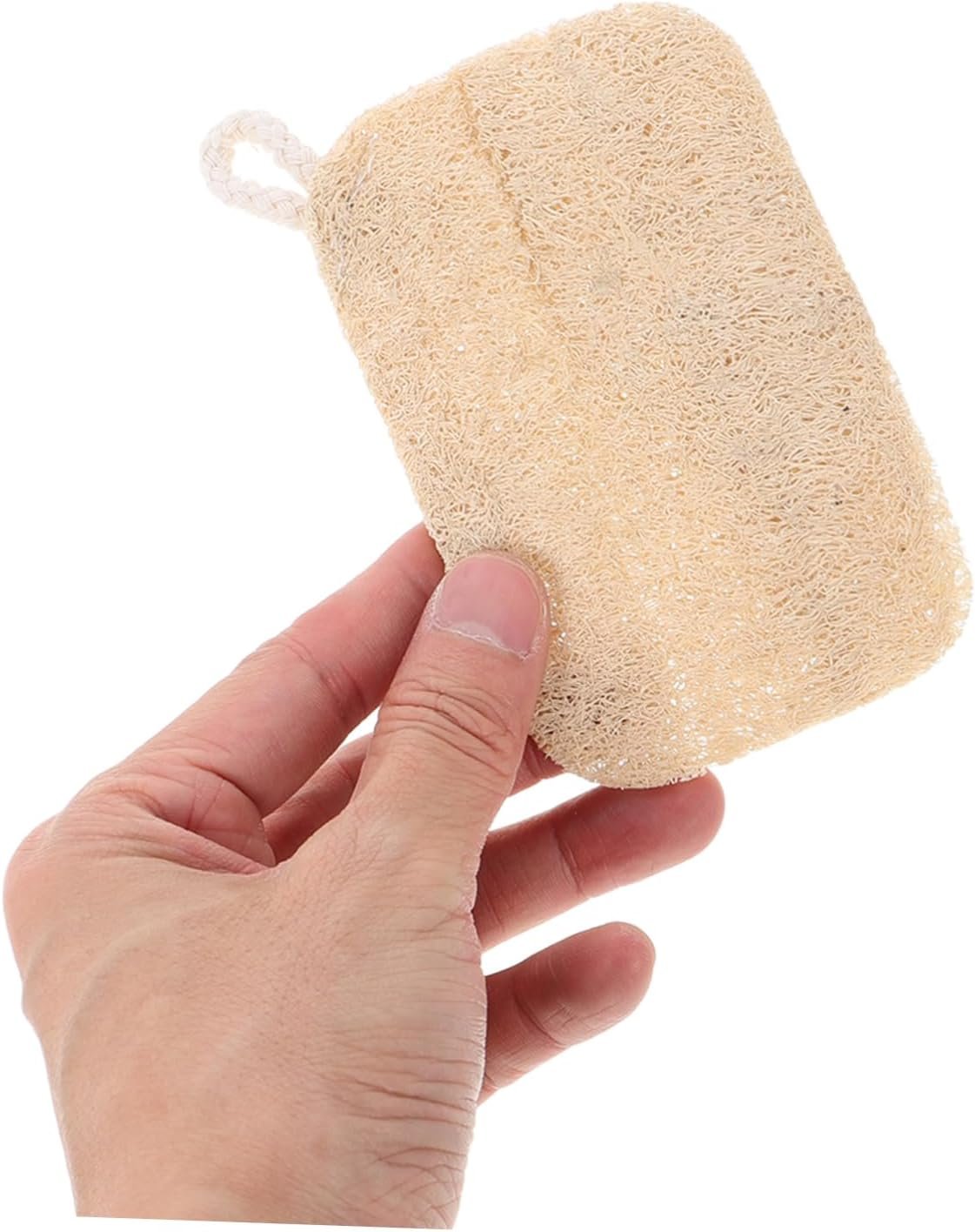 Vaguelly 10pcs Natural Loofah Dish Sponges for Kitchen Soft Non Abrasive Dishwashing Scrubber for Stubborn