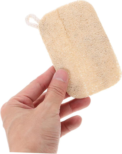 Vaguelly 10pcs Natural Loofah Dish Sponges for Kitchen Soft Non Abrasive Dishwashing Scrubber for Stubborn
