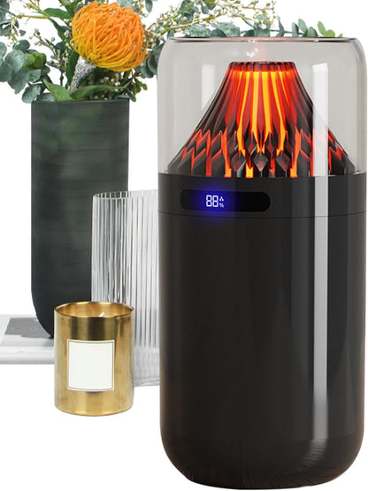 Umidifiers Diffuser, Home Aroma Machine, Portable Mist Maker, Cool Mists Umidifier, 3.07x3.07x6.14 pollici, Ensuring Optimal Comfort & a Soothing Atmosphere for Relaxation Or Sleep