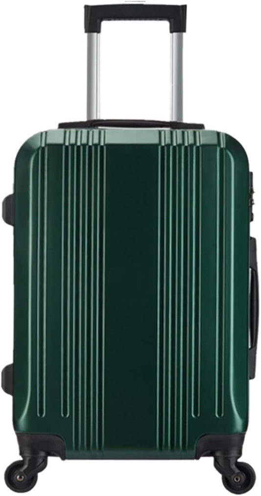 Suitcase Hard Shell Light Carry On Luggage Security Suitcase Large Capacity Storage Luggage Carry-on Suitcase (Color : Green, Size : 20IN)